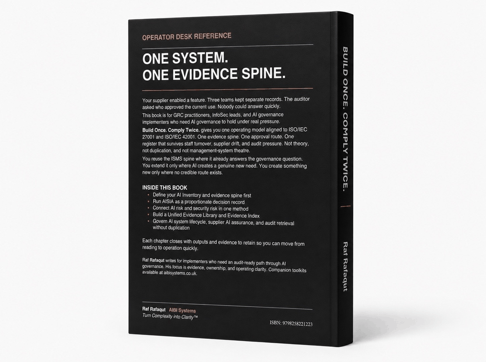 Build Once. Comply Twice. back cover preview